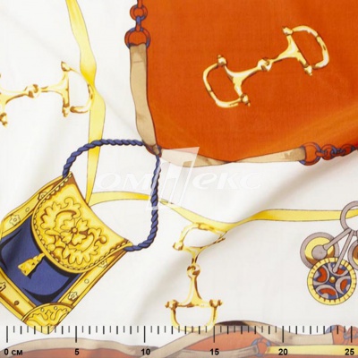Плательная ткань "Софи" 15.1, 75 гр/м2, шир.150 см, принт этнический - купить в Новочебоксарске. Цена 241.49 руб.