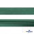 Косая бейка атласная "Омтекс" 15 мм х 132 м, цв. 056 темный зеленый - купить в Новочебоксарске. Цена: 225.81 руб.