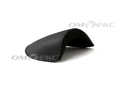 Плечевые накладки OВТ-10, обшитые, цвет чёрный - купить в Новочебоксарске. Цена: 17.64 руб.