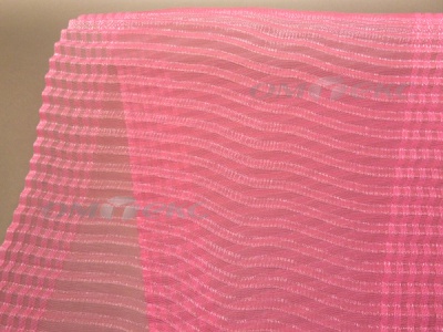 Лента капроновая "Гофре", шир. 110 мм/уп. 50 м, цвет розовый - купить в Новочебоксарске. Цена: 35.60 руб.