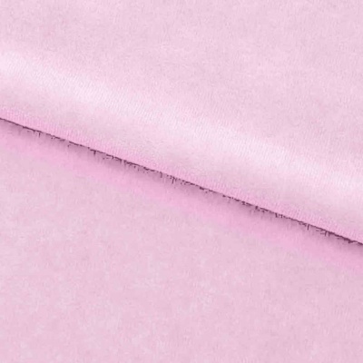 Велюр JS LIGHT 1, 220 гр/м2, шир.150 см, (3,3 м/кг), цвет бл.розовый - купить в Новочебоксарске. Цена 1 055.34 руб.