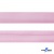 Косая бейка атласная "Омтекс" 15 мм х 132 м, цв. 044 розовый - купить в Новочебоксарске. Цена: 225.81 руб.