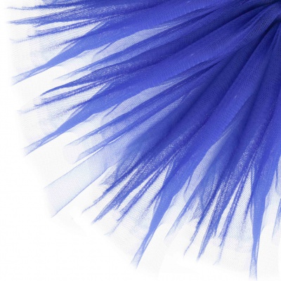 Фатин матовый 16-101, 12 гр/м2, шир.300см, цвет т.синий - купить в Новочебоксарске. Цена 100.92 руб.
