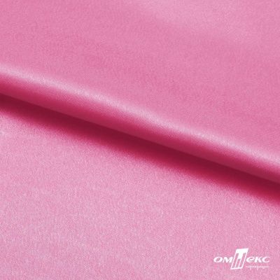 Поли креп-сатин 15-2215, 125 (+/-5) гр/м2, шир.150см, цвет розовый - купить в Новочебоксарске. Цена 155.57 руб.