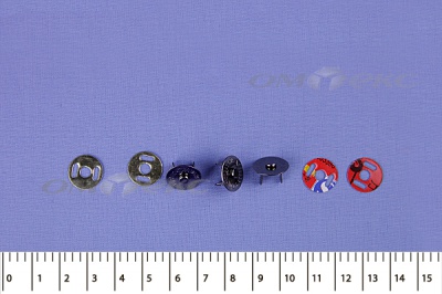 Кнопки магнитные МКМ-02, диам. 18 мм, никель - купить в Новочебоксарске. Цена: 14.49 руб.