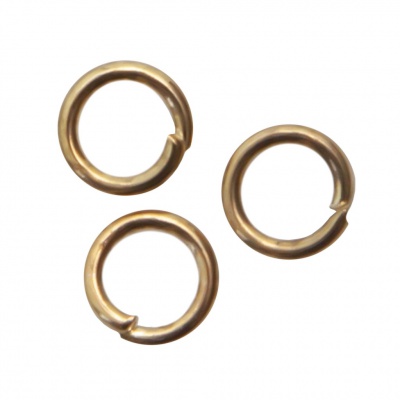 Кольцо  соединительное для бижутерии 4 мм, цв.-золото - купить в Новочебоксарске. Цена: 0.41 руб.