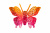 Бабочка декоративная пластиковая #10 - купить в Новочебоксарске. Цена: 7.09 руб.