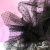 Евро-фатин горох, 100% полиэфир, 15 г/м2, 150 см. 16-167/черный - купить в Новочебоксарске. Цена 241.13 руб.