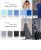 Креп стрейч Амузен 14-4122, 85 гр/м2, шир.150см, цвет голубой - купить в Новочебоксарске. Цена 148.37 руб.