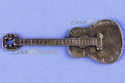 Декоративный элемент для творчества из металла "Гитара"  - купить в Новочебоксарске. Цена: 19.99 руб.