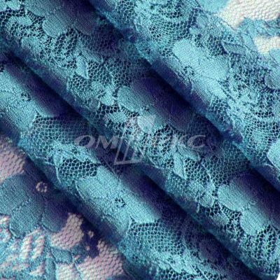 Кружевное полотно стрейч 15A61/BLUE, 100 гр/м2, шир.150см - купить в Новочебоксарске. Цена 1 581 руб.