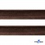 Кант атласный 074, шир. 12 мм (в упак. 65,8 м), цвет коричневый - купить в Новочебоксарске. Цена: 237.16 руб.