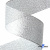 Лента металлизированная "ОмТекс", 50 мм/уп.22,8+/-0,5м, цв.- серебро - купить в Новочебоксарске. Цена: 149.71 руб.