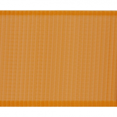 Лента капроновая "Гофре", шир. 110 мм/уп. 50 м, цвет оранжевый - купить в Новочебоксарске. Цена: 26.93 руб.