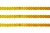 Пайетки "ОмТекс" на нитях, CREAM, 6 мм С / упак.73+/-1м, цв. 92 - золото - купить в Новочебоксарске. Цена: 484.77 руб.