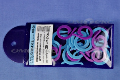 Кольцо маркировочное пластик МК-20, 20 мм для вязания (20 шт) - купить в Новочебоксарске. Цена: 88.80 руб.