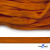 Шнур плетеный (плоский) d-12 мм, (уп.90+/-1м), 100% полиэстер, цв.267 - оранжевый - купить в Новочебоксарске. Цена: 8.62 руб.