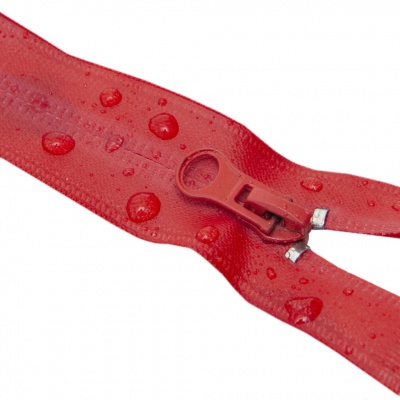 Молния водонепроницаемая PVC Т-7, 90 см, разъемная, цвет (820) красный - купить в Новочебоксарске. Цена: 61.18 руб.
