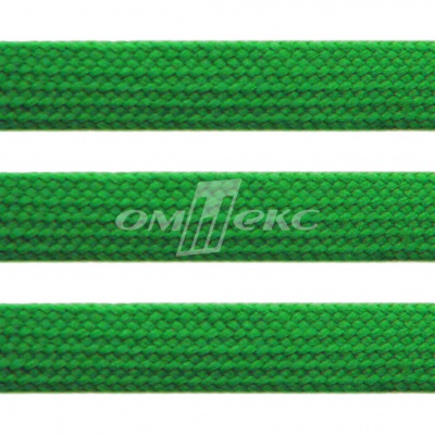 Шнур 15мм плоский (100+/-1м) №16 зеленый - купить в Новочебоксарске. Цена: 10.21 руб.