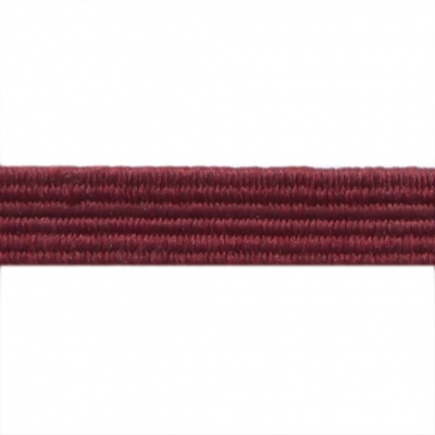 Резиновые нити с текстильным покрытием, шир. 6 мм ( упак.30 м/уп), цв.- 88-бордо - купить в Новочебоксарске. Цена: 155.22 руб.