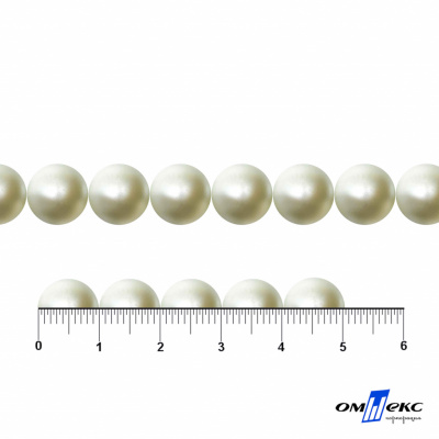 0404-5146В-Полубусины пластиковые круглые "ОмТекс", 10 мм, (уп.50гр=175+/-3шт), цв.065-молочный - купить в Новочебоксарске. Цена: 63.46 руб.