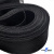 Регилиновая лента мягкая, пластик, шир.40мм, (уп.22+/-0,5м), цв.- черный - купить в Новочебоксарске. Цена: 297 руб.