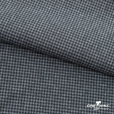 Ткань костюмная Пье-де-пуль 24013, 210 гр/м2, шир.150см, цвет чёрн/св.серый - купить в Новочебоксарске. Цена 334.18 руб.
