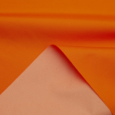 Курточная ткань Дюэл (дюспо) 16-1359, PU/WR/Milky, 80 гр/м2, шир.150см, цвет оранжевый - купить в Новочебоксарске. Цена 141.80 руб.