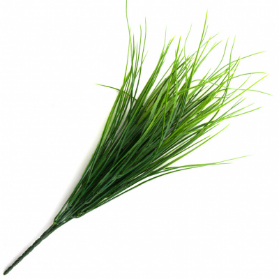 Трава искусственная -4, шт  (осока 50 см/8 см  7 листов)				 - купить в Новочебоксарске. Цена: 130.73 руб.
