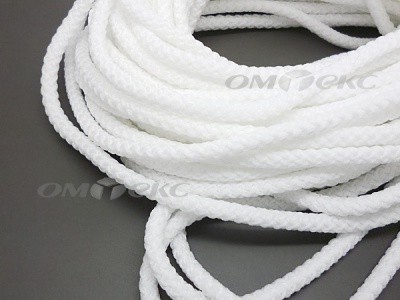 Шнур 1с35 4 мм крупное плетение 200 м белый - купить в Новочебоксарске. Цена: 1.10 руб.
