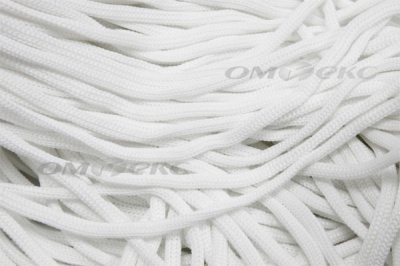 Шнур Т-02 (4с2) мелкое плетение 4мм 100 м белый - купить в Новочебоксарске. Цена: 2.50 руб.