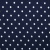 Креп стрейч Амузен, 85 г/м2, 19-3920 (т.синий)/белый крупный горох, шир.150 см - купить в Новочебоксарске. Цена 220.50 руб.