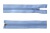 Спиральная молния Т5 351, 75 см, автомат, цвет св.голубой - купить в Новочебоксарске. Цена: 16.28 руб.