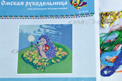 ОМБН-2 Набор для вышивания (бисер+мулине) - купить в Новочебоксарске. Цена: 197.50 руб.
