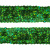 Тесьма с пайетками D4, шир. 20 мм/уп. 25+/-1 м, цвет зелёный - купить в Новочебоксарске. Цена: 778.19 руб.