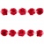 Тесьма плетеная "Рюш", упак. 9,14 м, цвет красный - купить в Новочебоксарске. Цена: 46.82 руб.