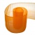 Лента капроновая "Гофре", шир. 110 мм/уп. 50 м, цвет оранжевый - купить в Новочебоксарске. Цена: 26.93 руб.