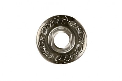 Кнопка металлическая "Альфа" с пружиной, 15 мм (уп. 720+/-20 шт), цвет никель - купить в Новочебоксарске. Цена: 1 466.73 руб.