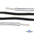 Шнурки #4-27, круглые 130 см, двухцветные (черно/белый) - купить в Новочебоксарске. Цена: 47.04 руб.