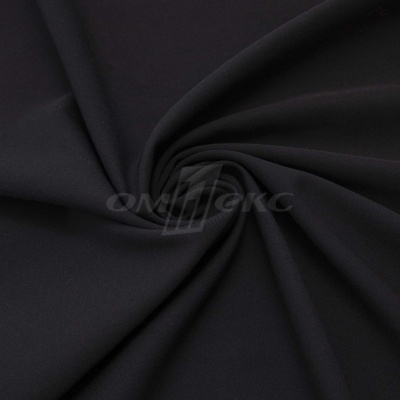 Ткань костюмная "Меган", 78%P 18%R 4%S, 205 г/м2 ш.150 см, цв-черный (Black) - купить в Новочебоксарске. Цена 392.32 руб.