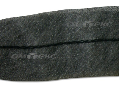 WS7225-прокладочная лента усиленная швом для подгиба 30мм-графит (50м) - купить в Новочебоксарске. Цена: 16.97 руб.