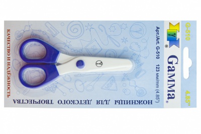 Ножницы G-510 детские 123 мм - купить в Новочебоксарске. Цена: 137.45 руб.