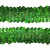 Тесьма с пайетками D4, шир. 30 мм/уп. 25+/-1 м, цвет зелёный - купить в Новочебоксарске. Цена: 1 087.39 руб.