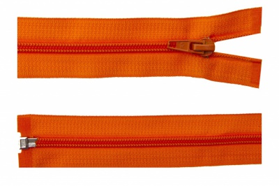 Спиральная молния Т5 849, 50 см, автомат, цвет оранжевый - купить в Новочебоксарске. Цена: 13.41 руб.