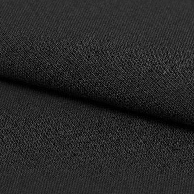 Костюмная ткань с вискозой "Рошель", 250 гр/м2, шир.150см, цвет чёрный - купить в Новочебоксарске. Цена 438.12 руб.