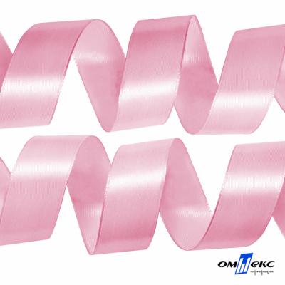 050-нежно-розовый Лента атласная упаковочная (В) 85+/-5гр/м2, шир.50 мм (1/2), 25+/-1 м - купить в Новочебоксарске. Цена: 120.46 руб.