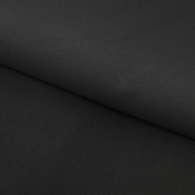 Костюмная ткань "Элис", 200 гр/м2, шир.150см, цвет чёрный - купить в Новочебоксарске. Цена 306.20 руб.