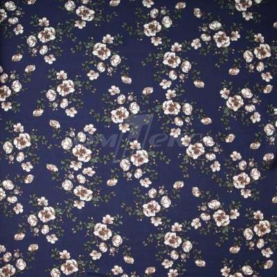Плательная ткань "Фламенко" 3.2, 80 гр/м2, шир.150 см, принт растительный - купить в Новочебоксарске. Цена 239.03 руб.