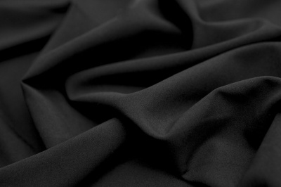 Костюмная ткань с вискозой "Флоренция", 195 гр/м2, шир.150см, цвет чёрный - купить в Новочебоксарске. Цена 502.24 руб.