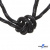 Шнурки #3-10, круглые с наполнителем 130 см, светоотражающие, цв.-чёрный - купить в Новочебоксарске. Цена: 75.38 руб.